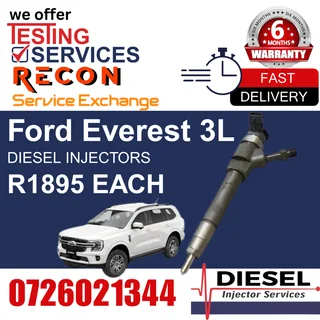 Ford Everest diesel injectors for sale