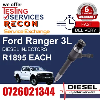 Ford Ranger 3L diesel injectors for sale