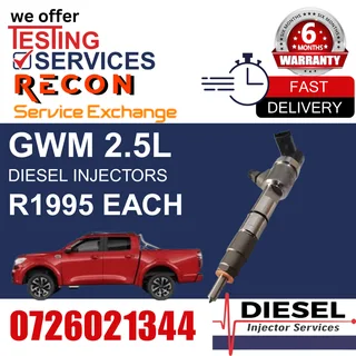 GWM 2.5L diesel injectors for sale