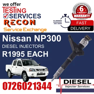 Nissan NP300 diesel injectors for sale
