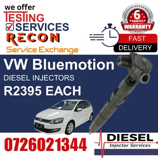 VW Bluemotion 1.2L diesel injectors for sale