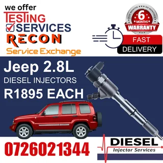 Jeep 2.8L diesel injectors for sale