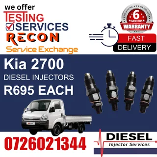 Kia 2700 diesel injectors for sale