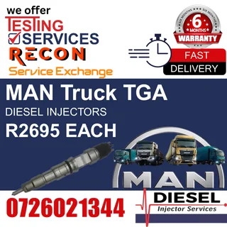 MAN Truck TGA diesel injectors for sale