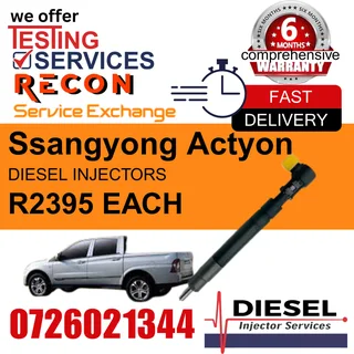 Ssangyong Actyon diesel injectors for sale