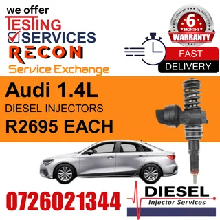 Audi 1.4L diesel injectors for sale