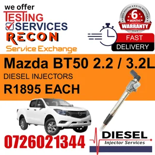 Mazda BT50 2.2 / 3.2L diesel injectors for sale