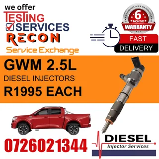 GWM 2.5L diesel injectors for sale