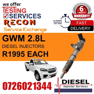 GWM 2.8L diesel injectors for sale