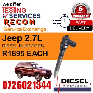 Jeep 2.7L diesel injectors for sale