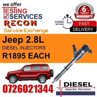 Jeep 2.8L diesel injectors for sale