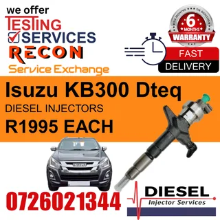 Isuzu KB300 diesel injectors for sale