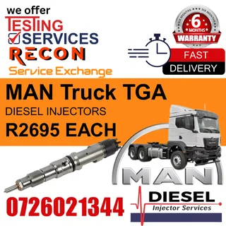 MAN Truck TGA diesel injectors for sale