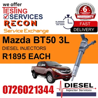 Mazda BT50 3L diesel injectors for sale