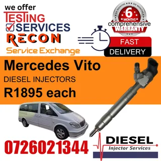 Mercedes Vito diesel injectors for sale