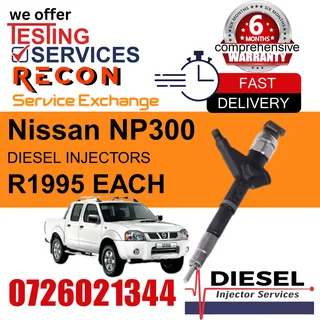 Nissan NP300 diesel injectors for sale