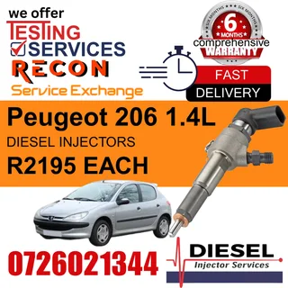 Peugeot 206 diesel injectors for sale