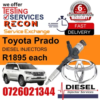 Toyota Prado diesel injectors for sale