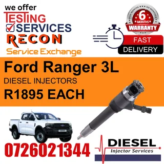 Ford Ranger 3L diesel injectors for sale