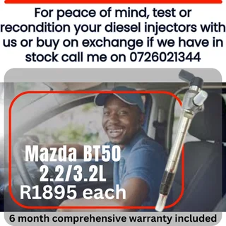Mazda BT50 2.2 / 3.2L diesel injectors for sale
