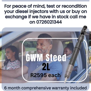 GWM Steed 2L diesel injectors for sale