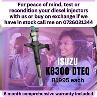 Isuzu KB300 diesel injectors for sale