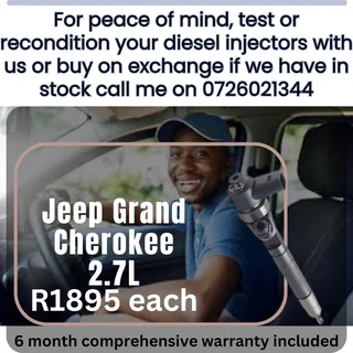 Jeep Grand Cherokee 2.7L diesel injectors for sale