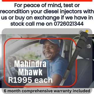 Mahindra Mhawk diesel injectors for sale