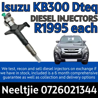 Isuzu Dteq diesel injectors for sale