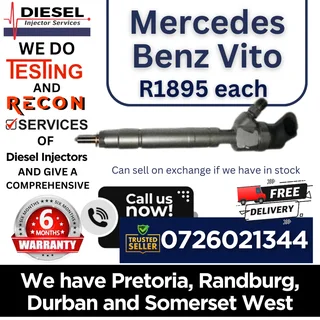 Mercedes Vito diesel injectors for sale