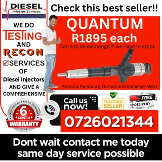 Toyota Quantum diesel injectors for sale