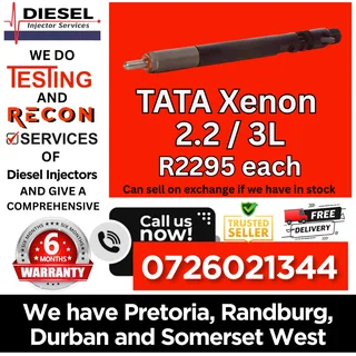 TATA Xenon 2.2 / 3L diesel injectors for sale