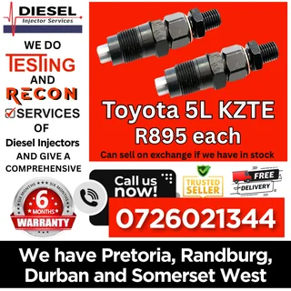 Toyota 5L KZTE diesel injectors for sale