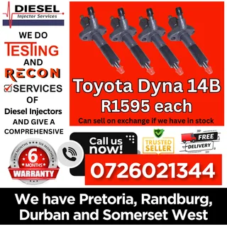 Toyota Dyna 14B diesel injectors for sale