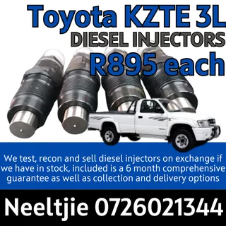 Toyota KZTE 3L diesel injectors for sale