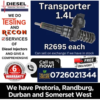 VW Transporter 1.4L diesel injectors for sale
