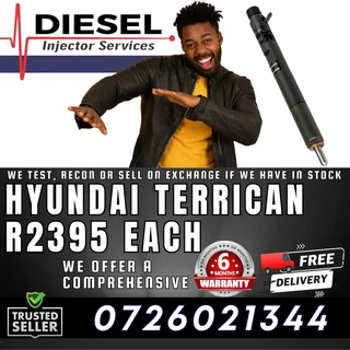Hyundai Terrican diesel injectors for sale