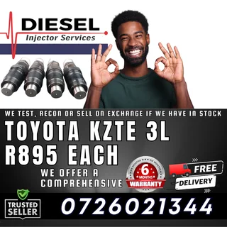 Toyota KZTE 3L diesel injectors for sale