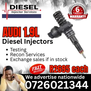 Audi 1.9L diesel injectors for sale