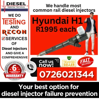 Hyundai H1 diesel injectors for sale