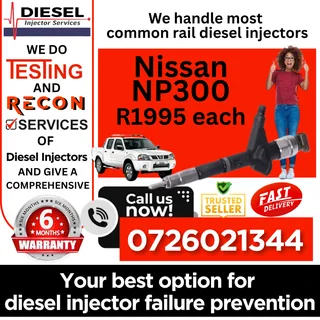 Nissan NP300 diesel injectors for sale