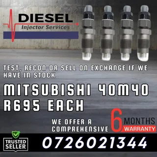Mitsubishi 40M40 2.8L diesel injectors for sale