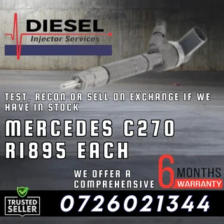 Mercedes Benz C220 diesel injectors for sale
