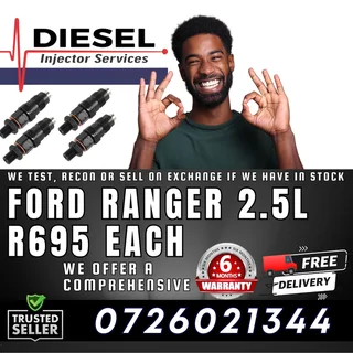 Ford Ranger 2.5L diesel injectors for sale