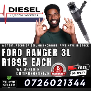 Ford Ranger 3L diesel injectors for sale