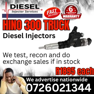 Hino 300 Truck Diesel Injectors For Sale