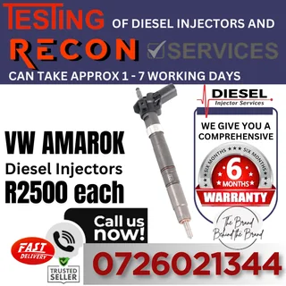 VW Amarok diesel injectors recon services