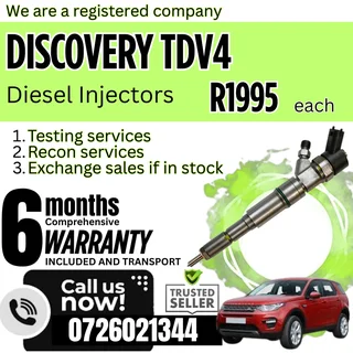 Discovery TDV4 diesel injectors for sale