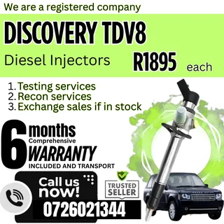 Discovery TDV8 diesel injectors for sale