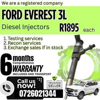 Ford Everest diesel injectors for sale
